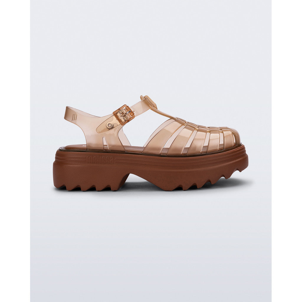 Melissa Melissa Possession Platform Ii Ad PLATFORM BK006 TRANSPARENT BROWN
