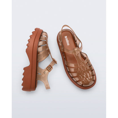 Melissa Melissa Possession Platform Ii Ad PLATFORM BK006 TRANSPARENT BROWN