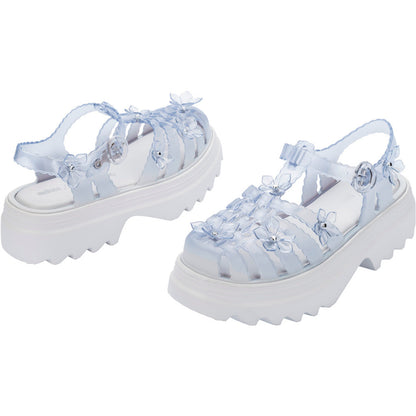 Melissa Melissa Possession Platform Sakura x Susan Fang Ad. PLATFORM BU740 WHITE/CLEAR