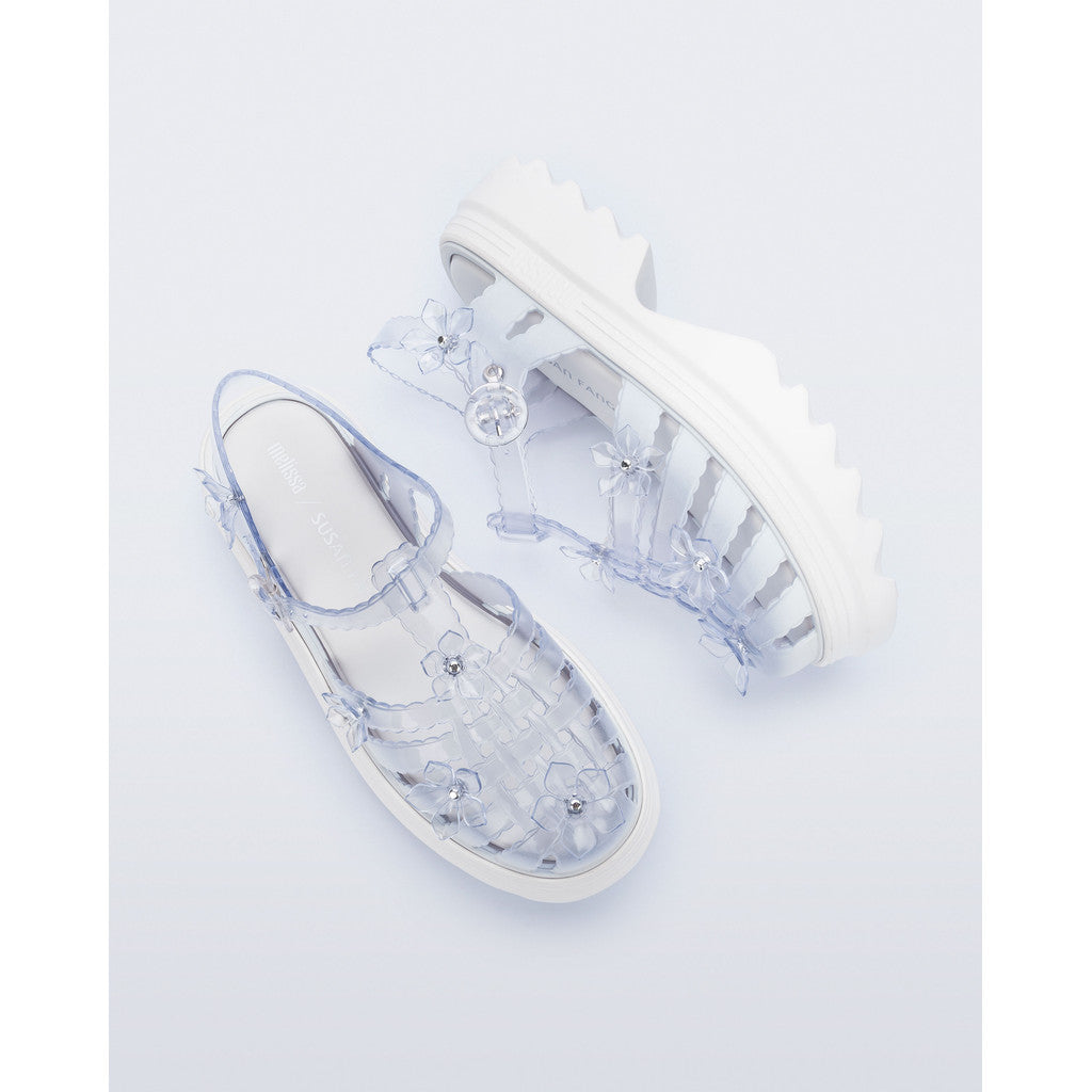 Melissa Melissa Possession Platform Sakura x Susan Fang Ad. PLATFORM BU740 WHITE/CLEAR