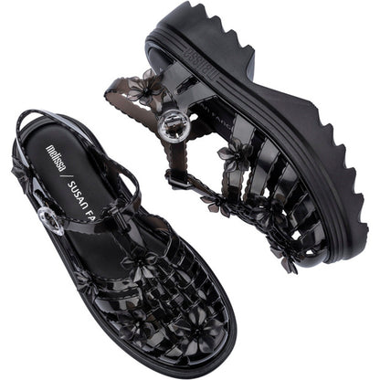 Melissa Melissa Possession Platform Sakura x Susan Fang Ad. PLATFORM BU741 BLACK/CLEAR BLACK