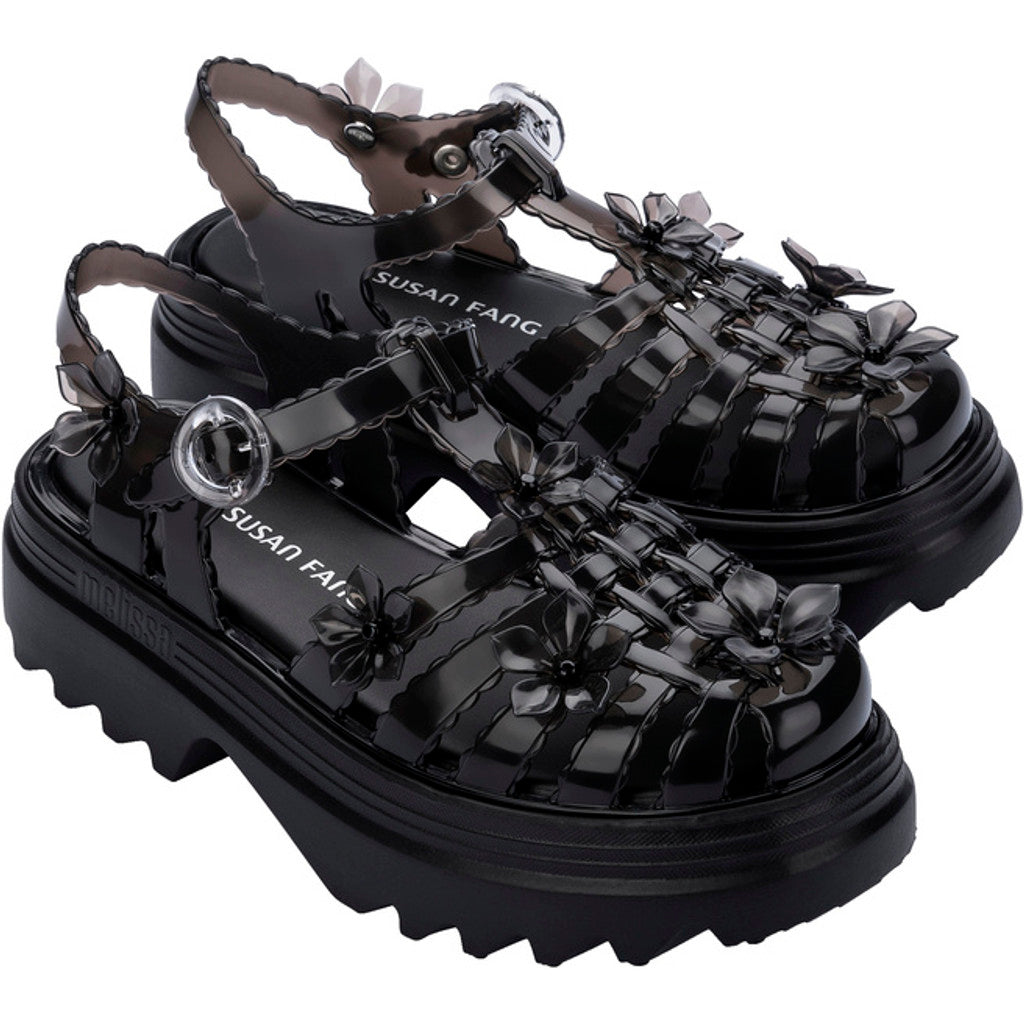 Melissa Melissa Possession Platform Sakura x Susan Fang Ad. PLATFORM BU741 BLACK/CLEAR BLACK
