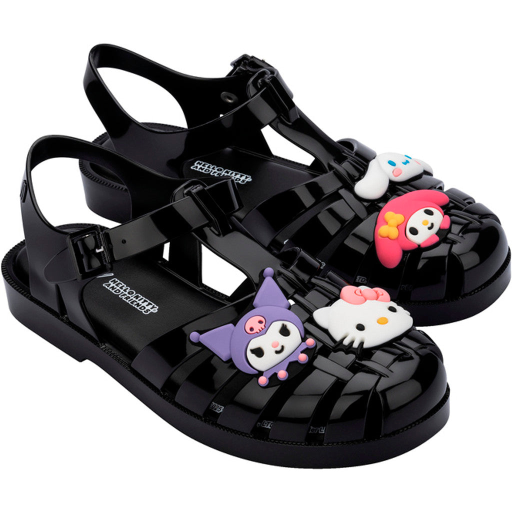 Melissa Melissa Possession x Hello Kitty And Friends Ad SANDAL BS336 BLACK