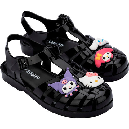 Melissa Melissa Possession x Hello Kitty And Friends Ad SANDAL BS336 BLACK