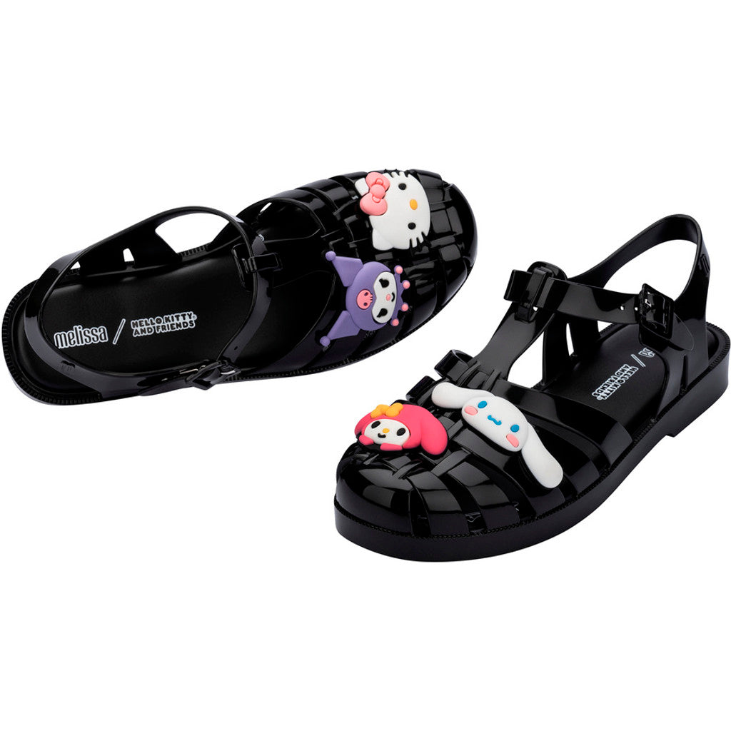 Melissa Melissa Possession x Hello Kitty And Friends Ad SANDAL BS336 BLACK