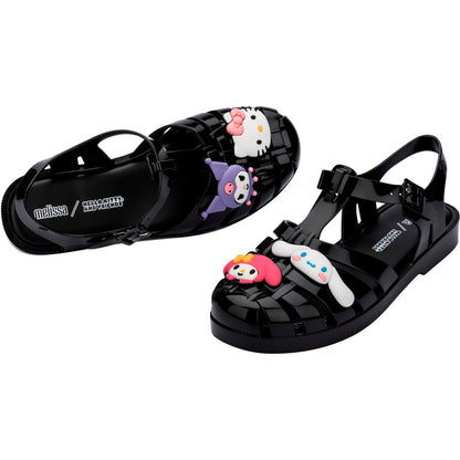 Melissa Melissa Possession x Hello Kitty And Friends Ad SANDAL BS336 BLACK