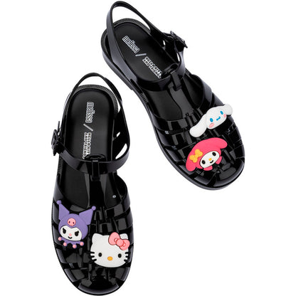 Melissa Melissa Possession x Hello Kitty And Friends Ad SANDAL BS336 BLACK