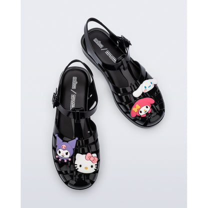 Melissa Melissa Possession x Hello Kitty And Friends Ad SANDAL BS336 BLACK