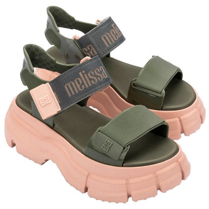 Melissa Melissa Pulse AD SANDAL BR561 BEIGE/GREEN