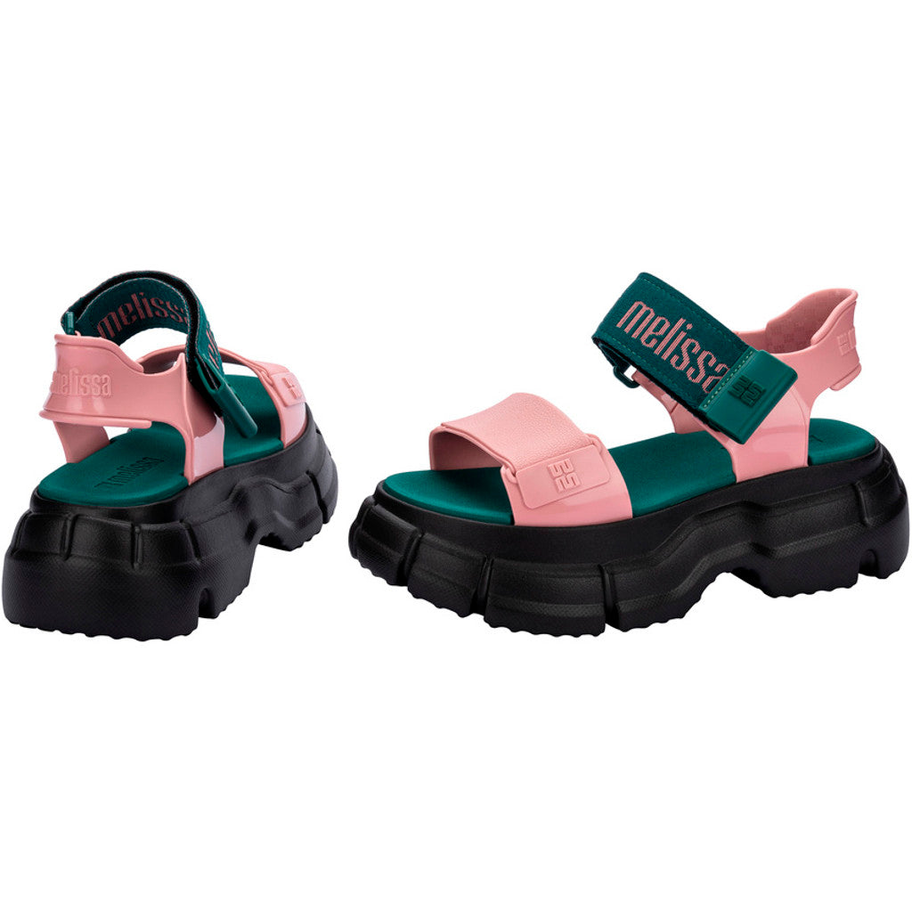 Melissa Melissa Pulse AD SANDAL BK883 BLACK/PINK/GREEN