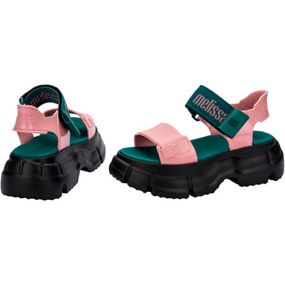 Melissa Melissa Pulse AD SANDAL BK883 BLACK/PINK/GREEN