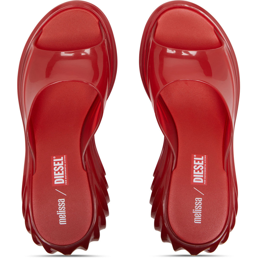 新作♪ロゴ♪【DIESEL】ディーゼル  Melissa Quantum Platform Women's Platform mule in Melflex® | Grey | Diesel