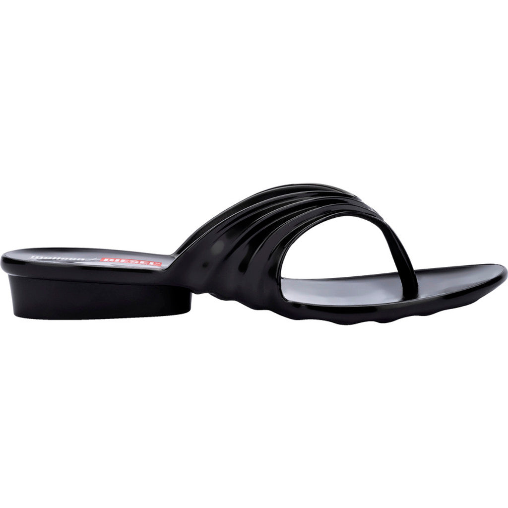 Melissa Quantum Thong x Diesel AD - BLACK – melissashoesnordics
