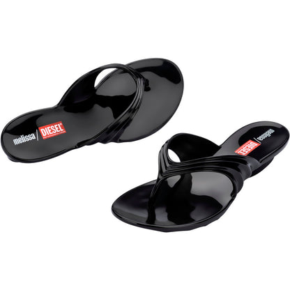 Diesel Melissa Quantum Thong x Diesel AD FLIP FLOP BP733 BLACK