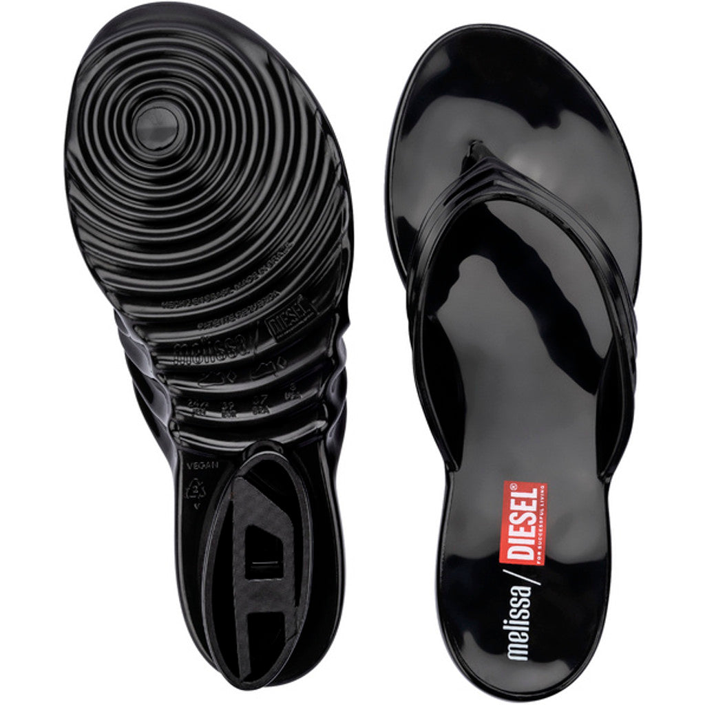 Diesel Melissa Quantum Thong x Diesel AD FLIP FLOP BP733 BLACK