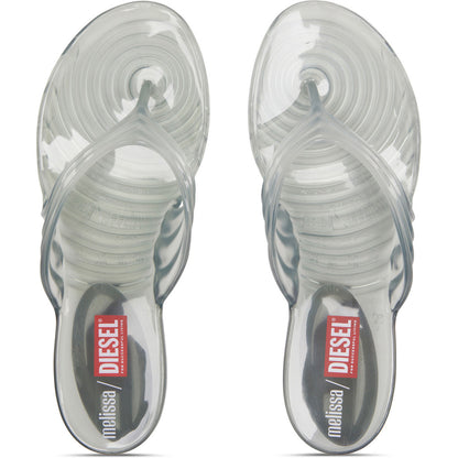 Diesel Melissa Quantum Thong x Diesel Ad. FLIP FLOP BL277 TRANSPARENT BLUE