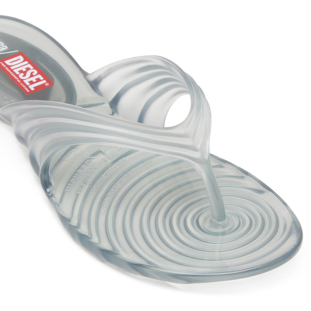 Diesel Melissa Quantum Thong x Diesel Ad. FLIP FLOP BL277 TRANSPARENT BLUE