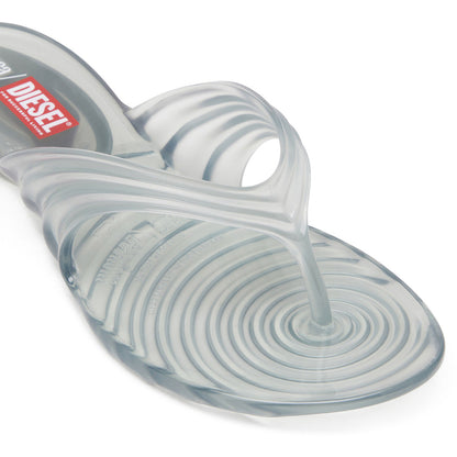 Diesel Melissa Quantum Thong x Diesel Ad. FLIP FLOP BL277 TRANSPARENT BLUE
