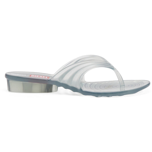 Diesel Melissa Quantum Thong x Diesel Ad. FLIP FLOP BL277 TRANSPARENT BLUE