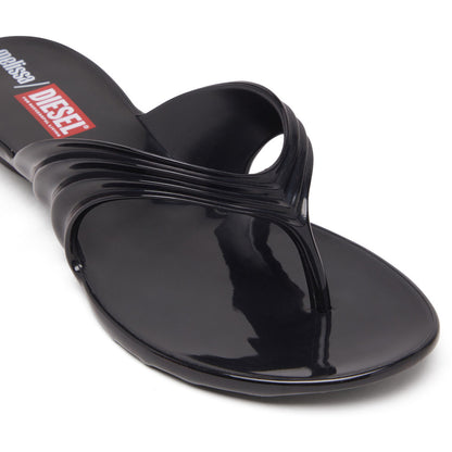 Diesel Melissa Quantum Thong x Diesel Ad. FLIP FLOP BP733 BLACK