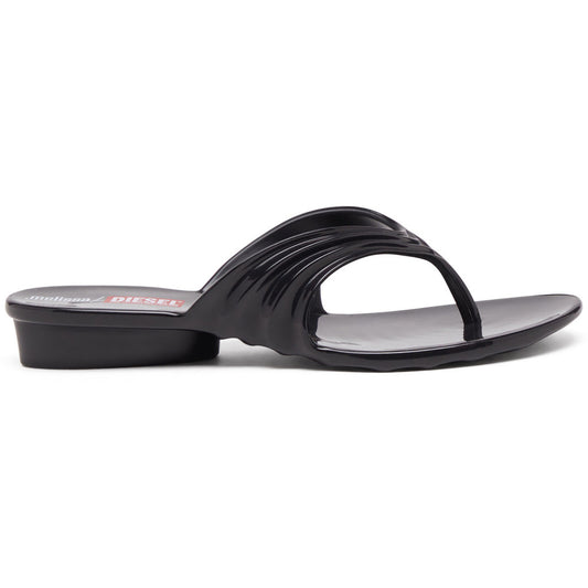 Diesel Melissa Quantum Thong x Diesel Ad. FLIP FLOP BP733 BLACK