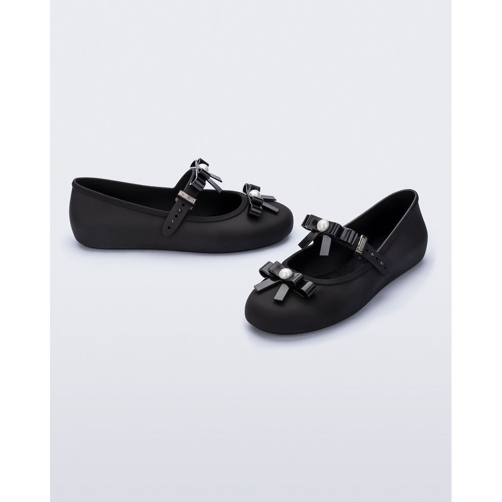 Melissa Melissa Soft Ballerina Bow AD SANDAL BE619 BLACK
