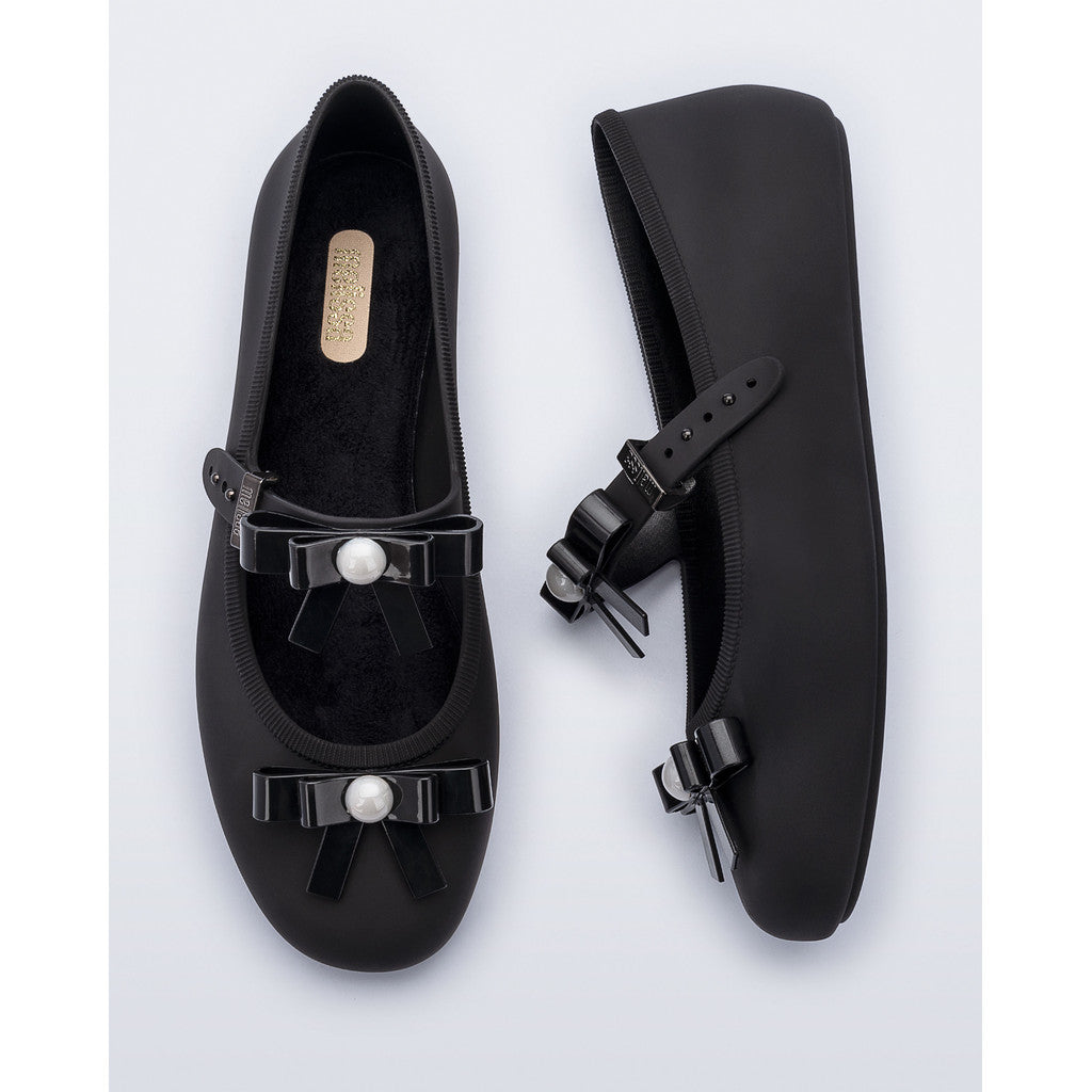 Melissa Melissa Soft Ballerina Bow AD SANDAL BE619 BLACK
