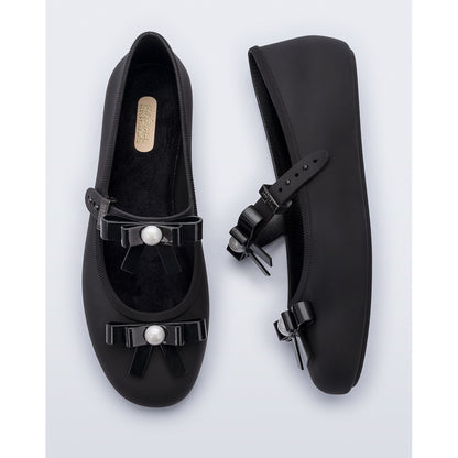 Melissa Melissa Soft Ballerina Bow AD SANDAL BE619 BLACK