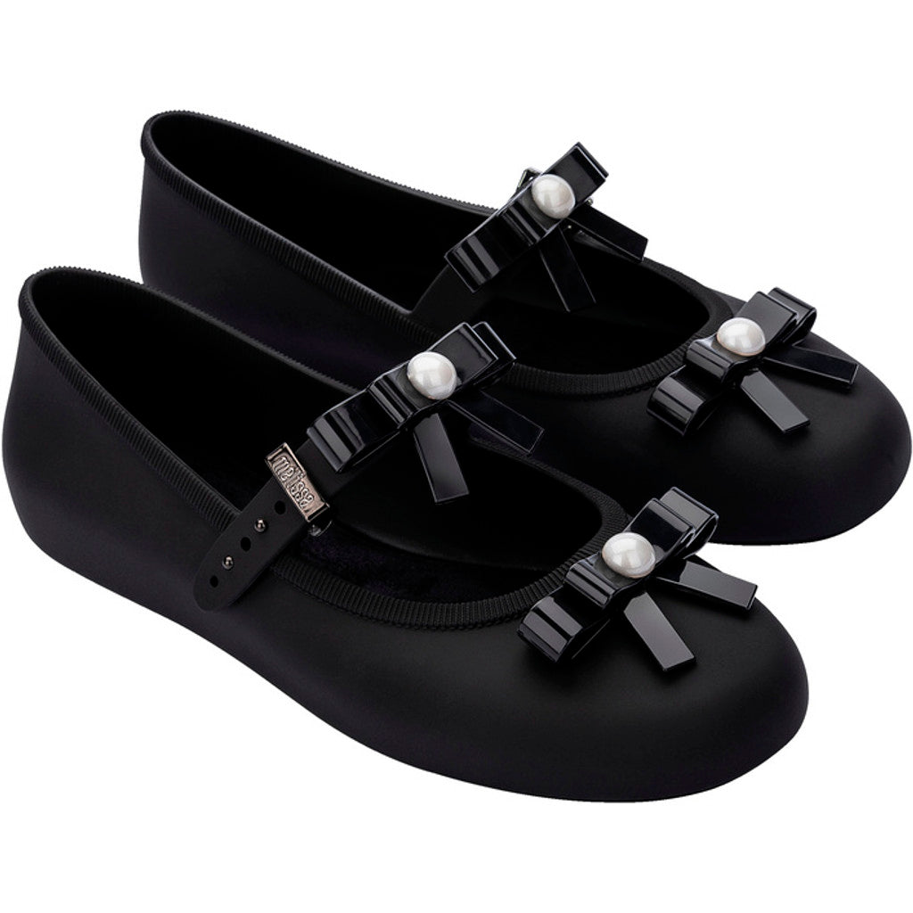 Melissa Melissa Soft Ballerina Bow AD SANDAL BE619 BLACK