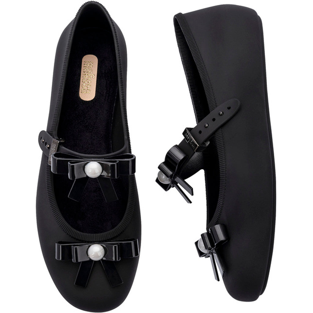 Melissa Melissa Soft Ballerina Bow AD SANDAL BE619 BLACK