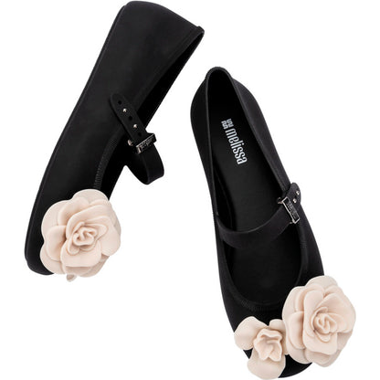 Melissa Melissa Soft Ballerina Petals Ad BALLERINA BO955 BLACK/BEIGE