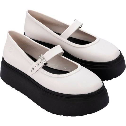 Melissa Melissa Soft Ballerina Platform AD SANDAL BP058 BLACK/WHITE