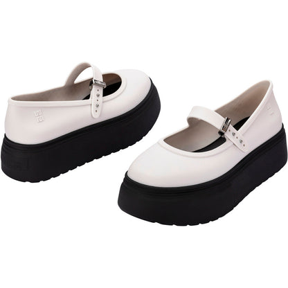 Melissa Melissa Soft Ballerina Platform Ad PLATFORM BP058 BLACK/WHITE