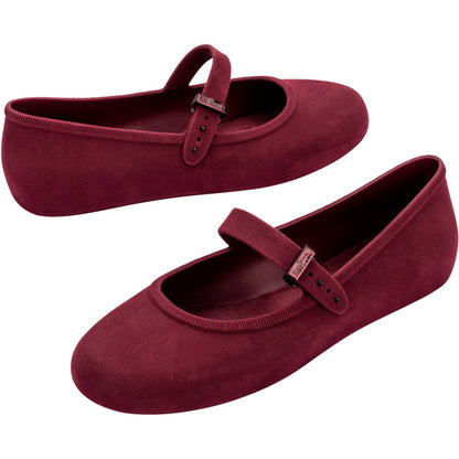 Melissa Melissa Soft Ballerina Velvet AD BALLERINA BB050 RED