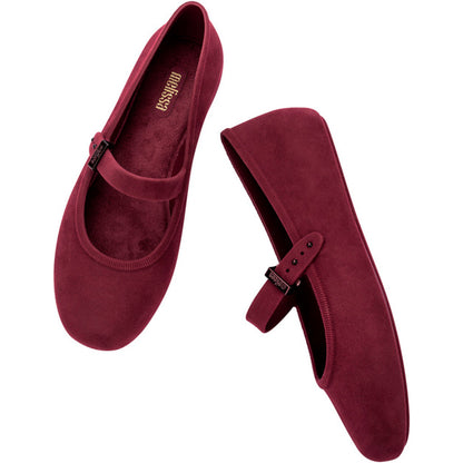 Melissa Melissa Soft Ballerina Velvet AD BALLERINA BB050 RED