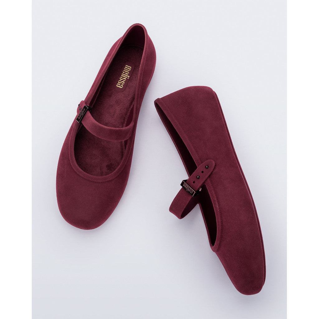 Melissa Melissa Soft Ballerina Velvet AD BALLERINA BB050 RED
