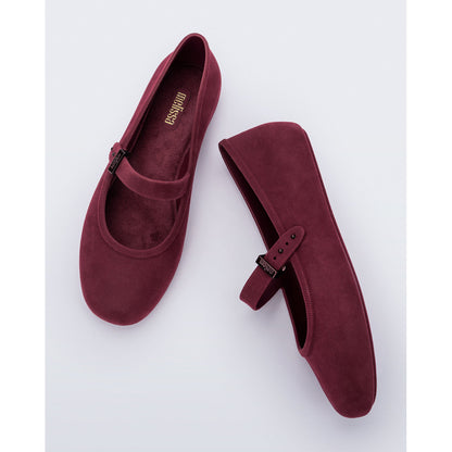 Melissa Melissa Soft Ballerina Velvet AD BALLERINA BB050 RED