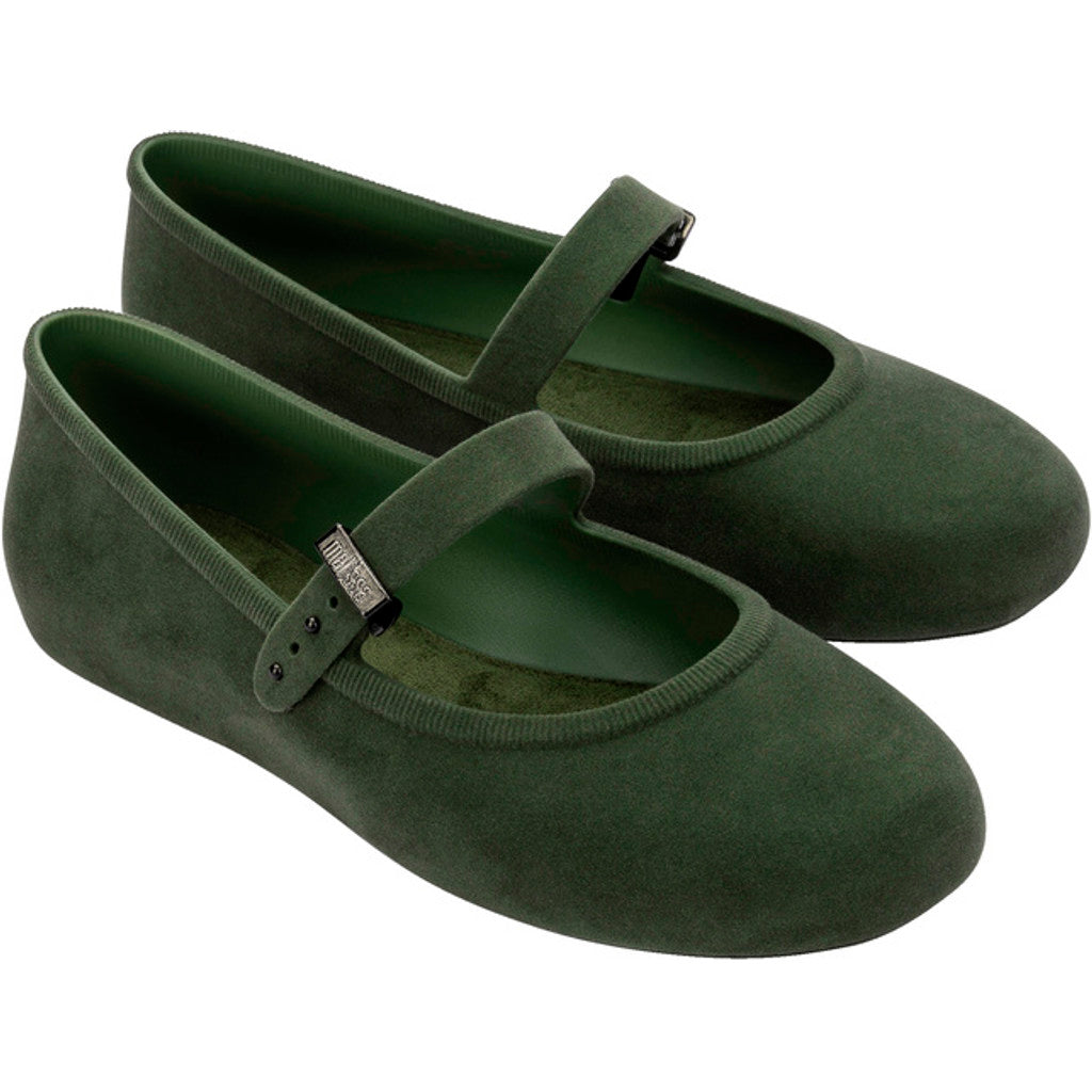 Melissa Melissa Soft Ballerina Velvet AD BALLERINA BB051 GREEN