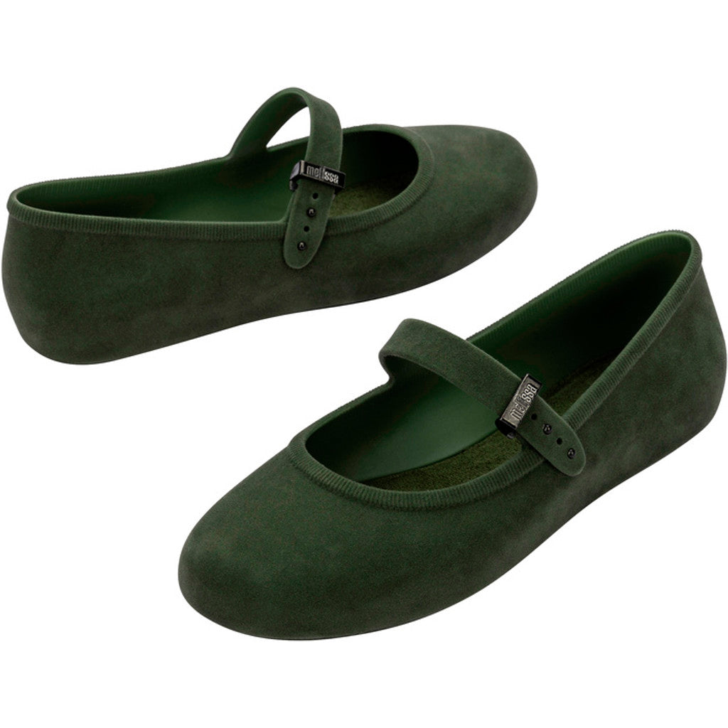 Melissa Melissa Soft Ballerina Velvet AD BALLERINA BB051 GREEN