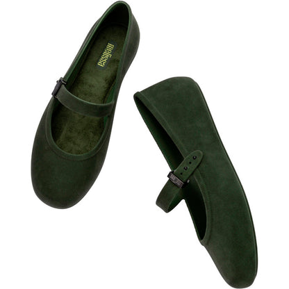 Melissa Melissa Soft Ballerina Velvet AD BALLERINA BB051 GREEN
