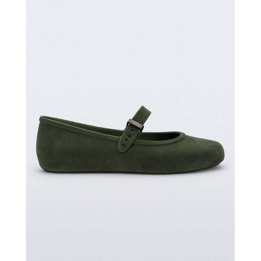 Melissa Melissa Soft Ballerina Velvet AD BALLERINA BB051 GREEN