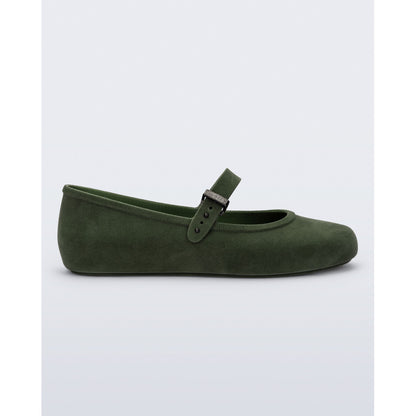 Melissa Melissa Soft Ballerina Velvet AD BALLERINA BB051 GREEN
