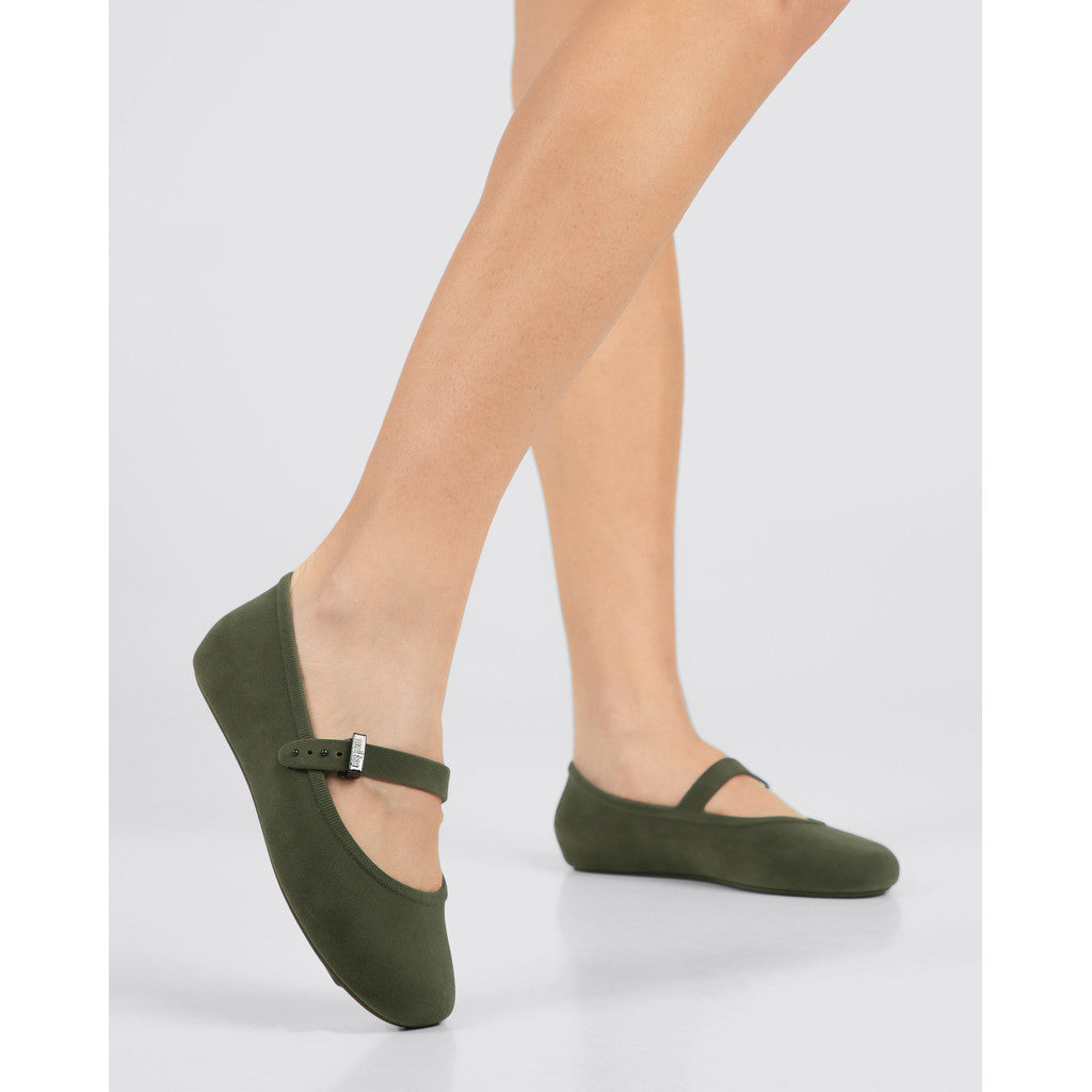 Melissa Melissa Soft Ballerina Velvet AD BALLERINA BB051 GREEN