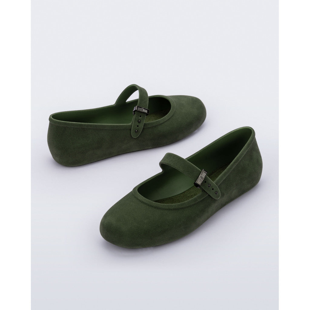 Melissa Melissa Soft Ballerina Velvet AD BALLERINA BB051 GREEN