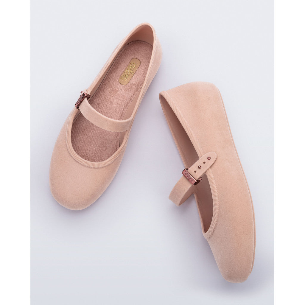 Melissa Melissa Soft Ballerina Velvet AD BALLERINA BB052 PINK