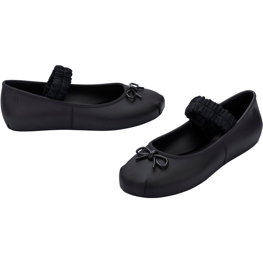 Melissa Melissa   Sophie Scrunch Ad BALLERINA BU929 MATT BLACK