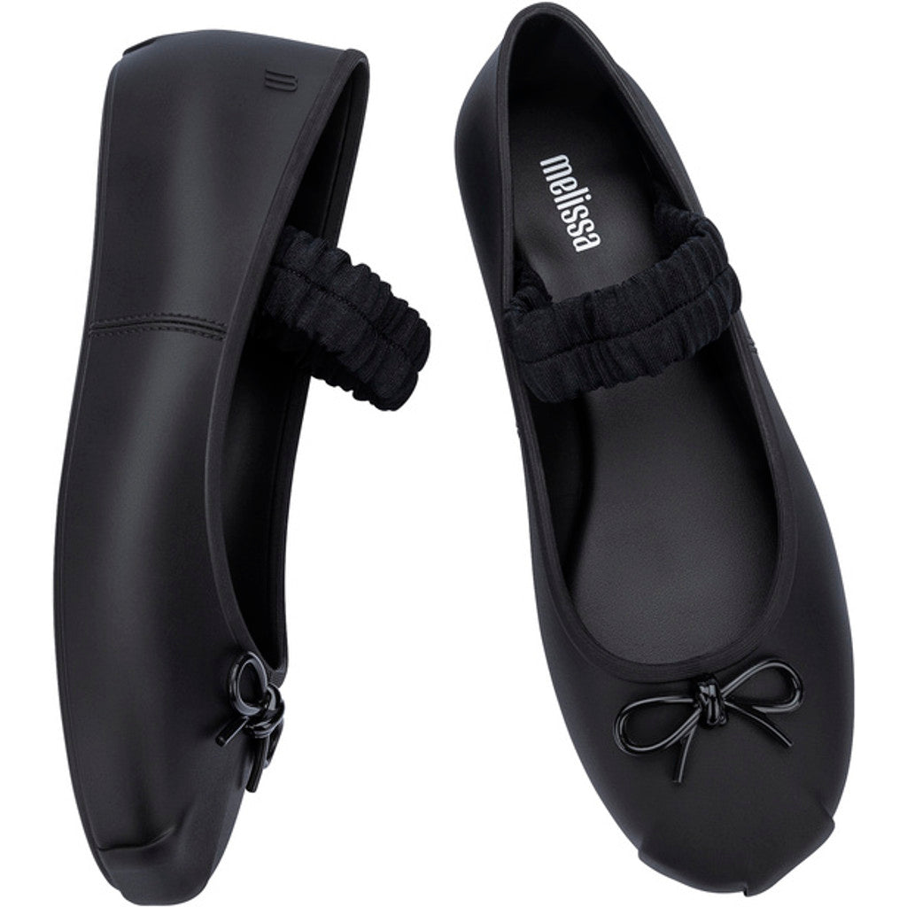 Melissa Melissa   Sophie Scrunch Ad BALLERINA BU929 MATT BLACK