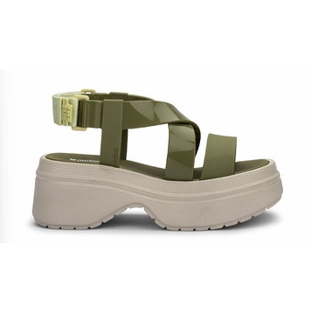 Melissa Melissa Stand Platform AD SANDAL BW177 GREEN/BEIGE