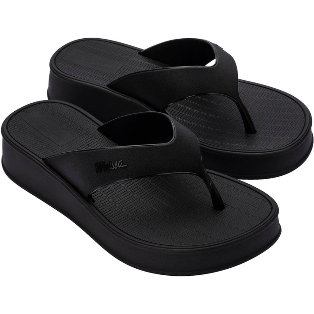 Melissa Melissa Sun Flip Flop Platform AD PLATFORM BT048 BLACK