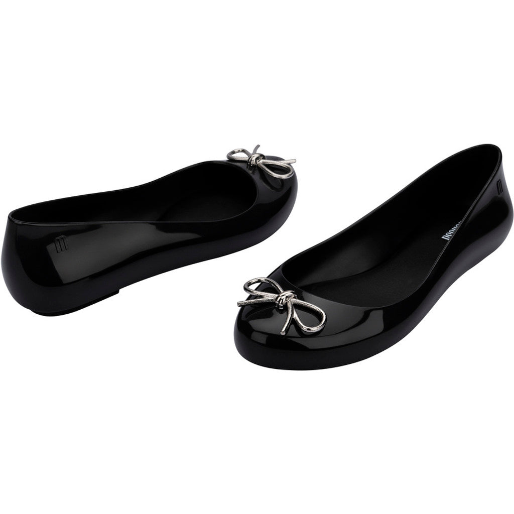 Melissa Melissa Sweet Love Chrome Ad BALLERINA BU055 BLACK/ONIX
